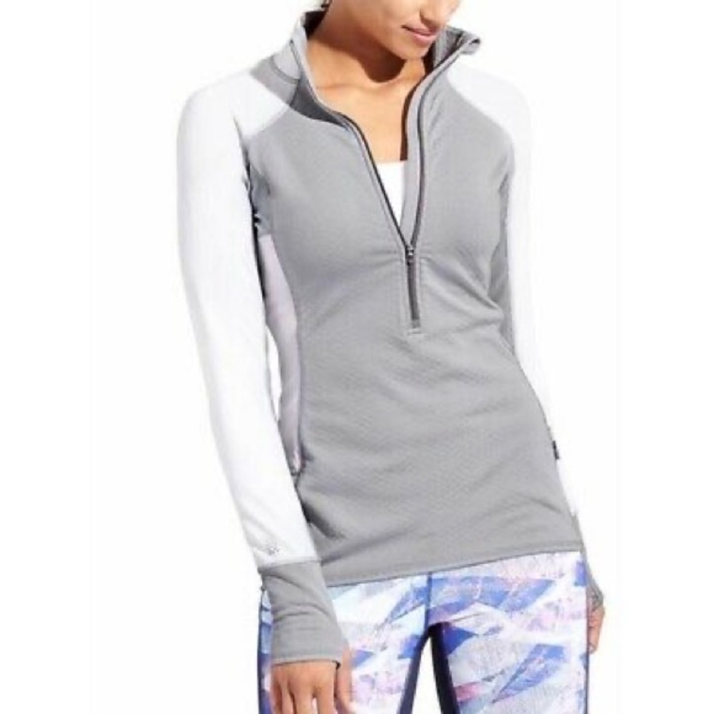 Athleta colorblock‎ long sleeve jacket, Size XXS
